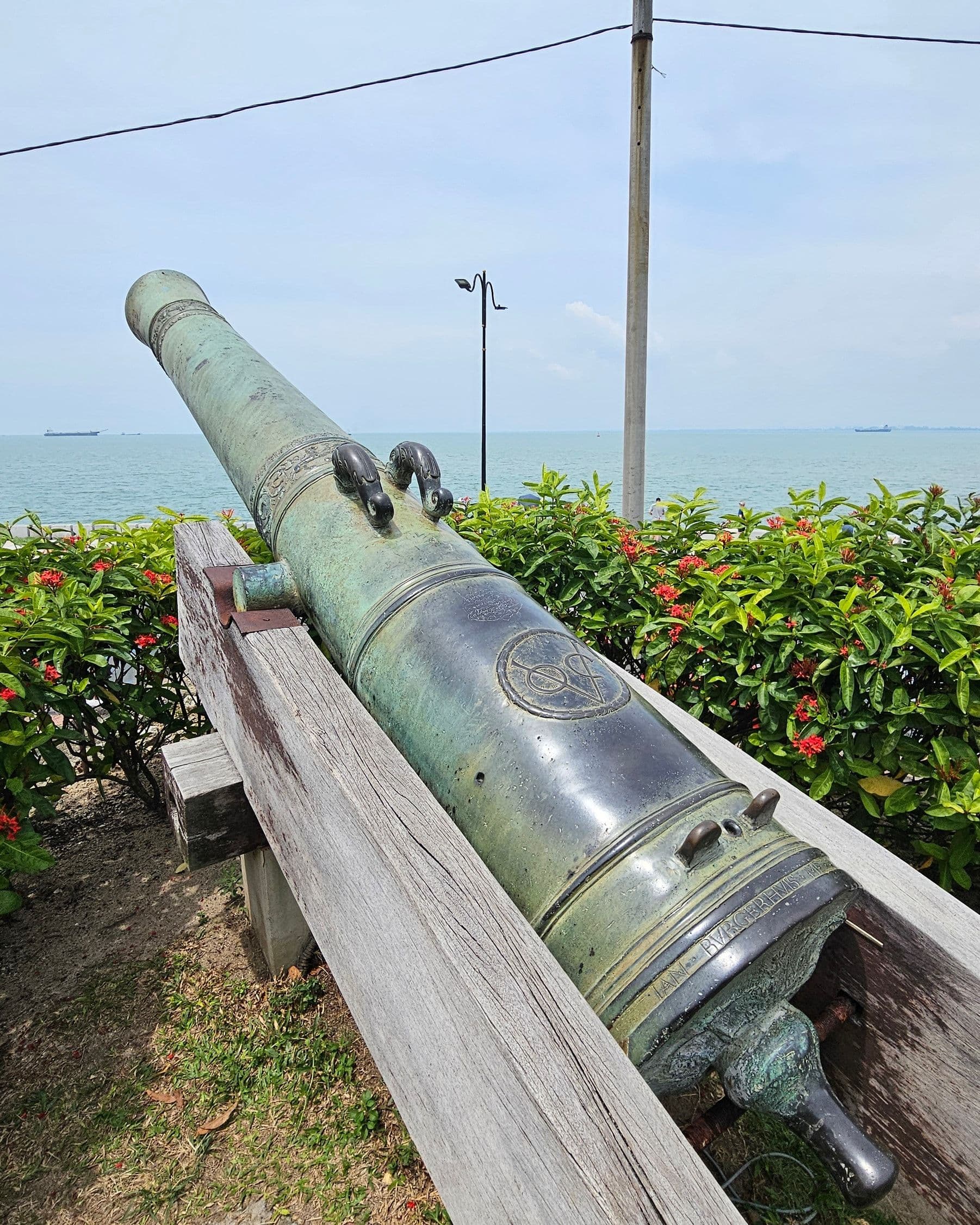 Colonial-era structures inside Fort Cornwallis on the north-eastern tip of Penang